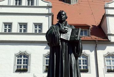 Martyno Liuterio skulptūra Vitenberge