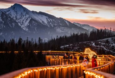 Bachledova dolina - takas medžių viršūnėmis (foto iš Bachledka.sk archyvų)