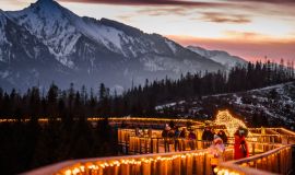 Bachledova dolina - takas medžių viršūnėmis (foto iš Bachledka.sk archyvų)